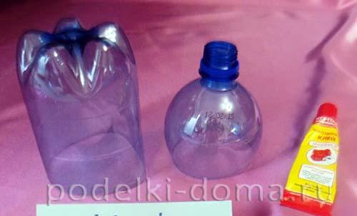 Совенок из пластиковых бутылок своими руками. Сова из пластиковой бутылки