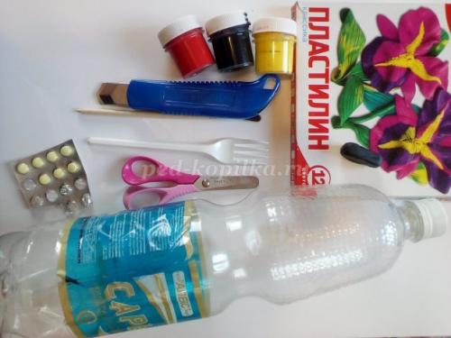 Сова из пластиковой бутылки 5 литров. Упрощенный вариант 18 Сова из пластиковой бутылки 5 литров. Упрощенный вариант 18