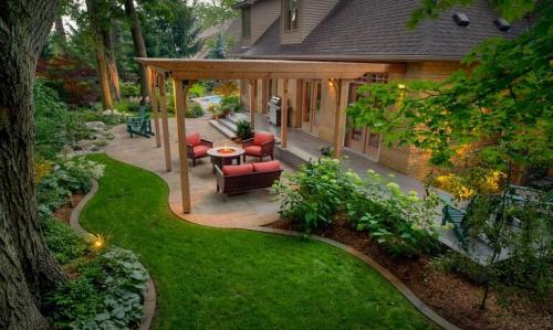 Функциональная и красивая планировка дачного участка 15 соток 10