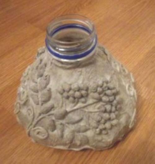 Вазы из 5 литровых пластиковых бутылок. Ваза из пластиковой бутылки и шпагата