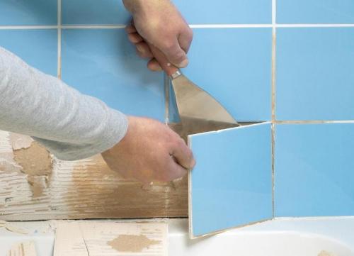 Как обновить старую плитку на полу в ванной. Обновление дизайна плитки в ванной комнате