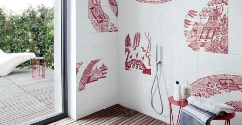 Как обновить старую плитку на полу в ванной. Обновление дизайна плитки в ванной комнате