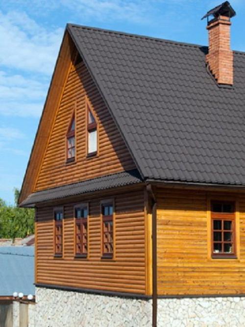 Как перекрыть крышу металлочерепицей.. Ша.  Монтаж металлочерепицы 07 Как перекрыть крышу металлочерепицей.. Ша.  Монтаж металлочерепицы 07