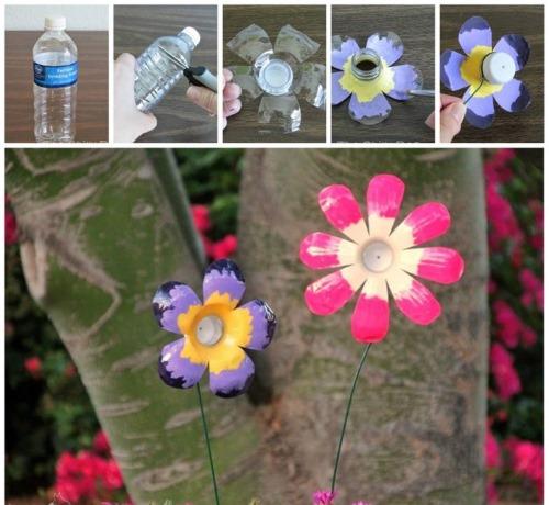 Легкие поделки из пластика. Поделки из пластиковой бутылки для школы, детского сада. Мастер-классы, пошаговые инструкции, фото