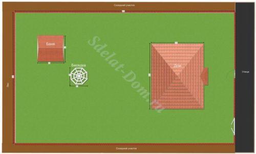 Как создать идеальный генплан для участка 15 соток 03 Как создать идеальный генплан для участка 15 соток 03