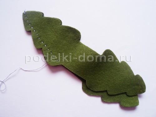 Елка из фетра поделка. Елочка из фетра объемная