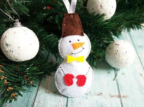 Выкройки игрушек и ёлки из фетра своими руками. Игрушки из фетра на Новый год: 52 выкройки