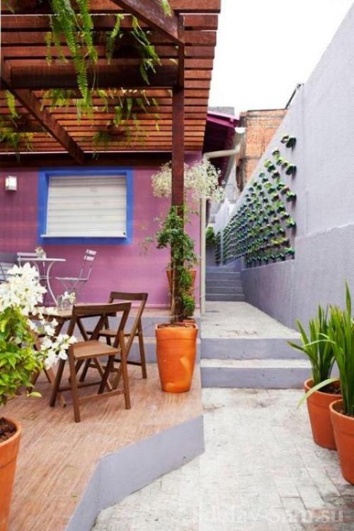 Как сделать садовые поделки из пластиковых бутылок: мастер-класс 14