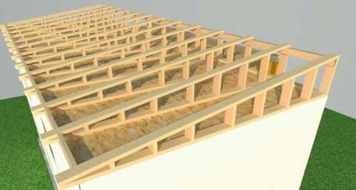 Строительство односкатной крыши из профнастила своими руками: простые инструкции 03