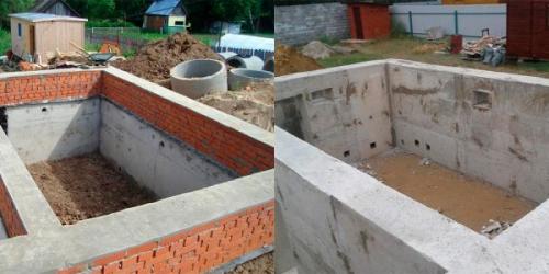 Фундамент с подвалом своими руками. Фундамент с подвалом