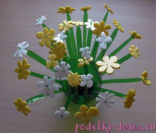 Легкая поделка в школу из пластиковой бутылки 02 Легкая поделка в школу из пластиковой бутылки 02