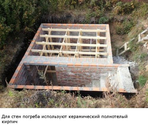 Из чего сделать стены погреба. Стены погреба из чего сделать 06