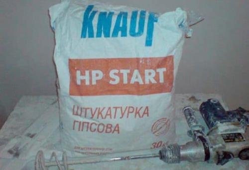 Шпаклевка гипсокартона под покраску кнауф. Стартовая шпаклевка Кнауф: инструкция, как замешивать и расход на 1 м2