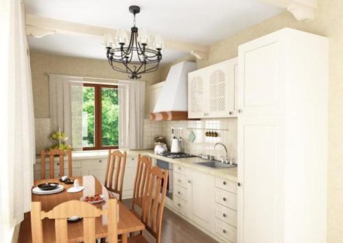 Как выбрать освещение для маленькой кухни в стиле прованс. Особенности стиля