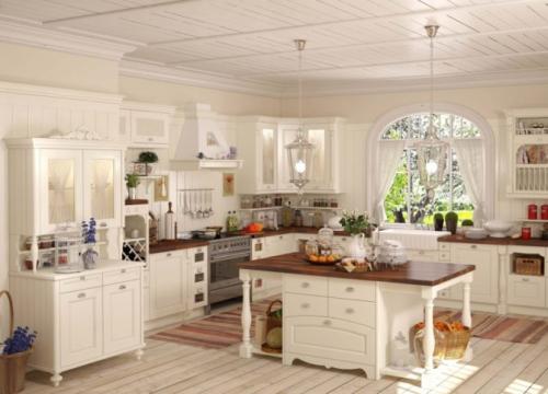 Как выбрать освещение для маленькой кухни в стиле прованс. Особенности стиля