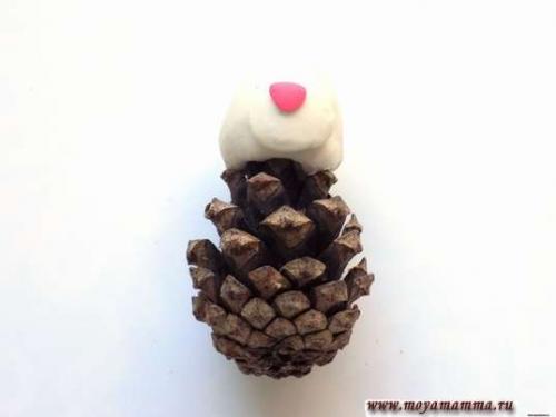 Заяц из шишек. Как сделать зайца из шишки и пластилина