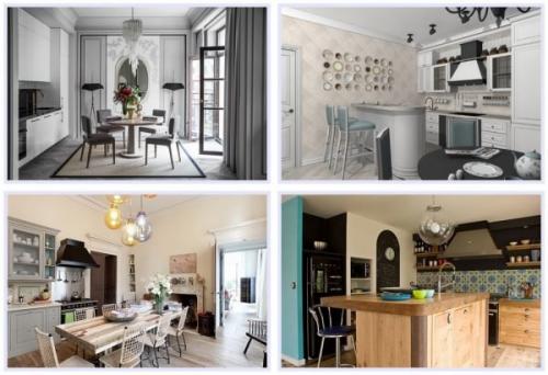 Какие материалы чаще всего используются в интерьере кухни в парижском стиле. Парижский стиль