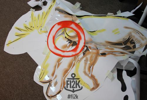 Какой клей для плитки подходит для работы с самодельным трафаретом. Сове.  Из чего делать трафарет