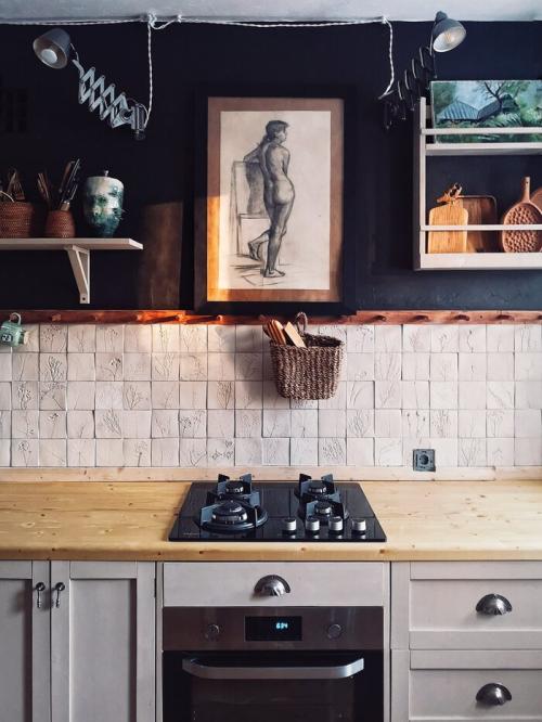 Можно ли сделать трафарет для керамической плитки своими руками. Керамическая плитка для кухонного фартука своими руками