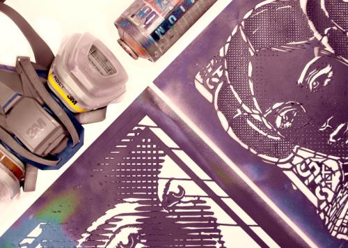 Какой клей для плитки подходит для работы с самодельным трафаретом. Сове.  Из чего делать трафарет