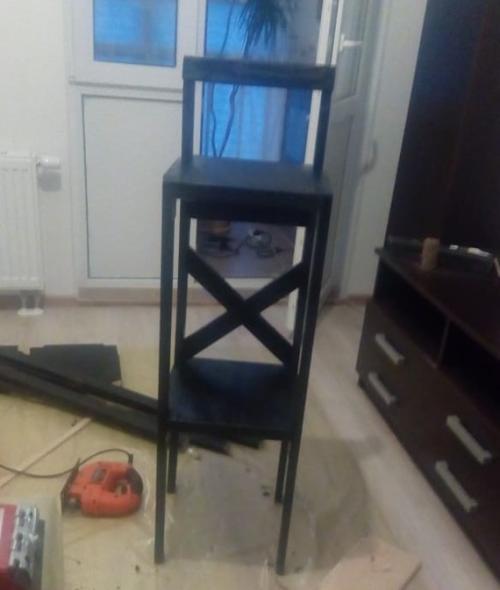 БАРНАЯ стойка своими руками материал Леруа Мерлен. Барная стойка и барные стулья своими руками