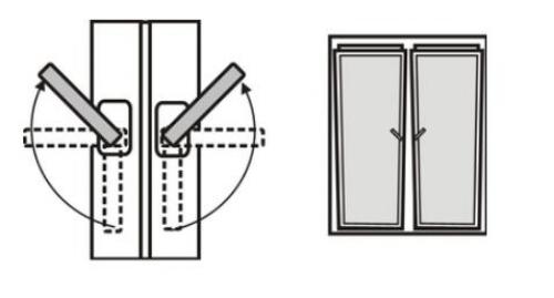 Как открыть пластиковое окно без ручки изнутри