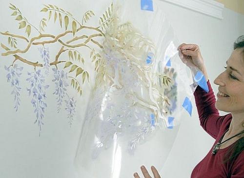 Как преобразить ванную комнату с помощью трафарета для плитки под покраску 03 Как преобразить ванную комнату с помощью трафарета для плитки под покраску 03