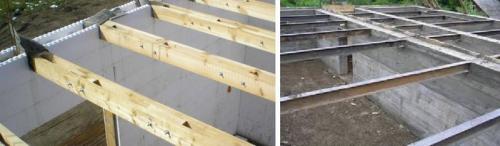 Межэтажное перекрытие по деревянным балкам.. Алгоритм укладки бруса 03 Межэтажное перекрытие по деревянным балкам.. Алгоритм укладки бруса 03