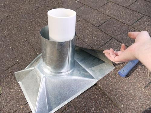 Фартук на круглую трубу своими руками. Разделка для круглых труб: металлическая проходка