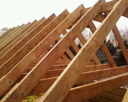 Двускатная крыша. Монтаж двухскатной крыши