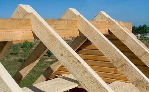 Двускатная крыша. Монтаж двухскатной крыши