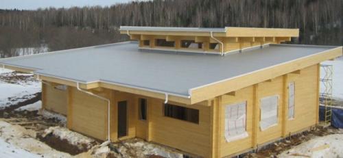 Узел плоской кровли без парапета. Конструктивные соединения и их значение