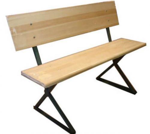 Скамейка из профильной трубы своими руками. Виды скамеек 06