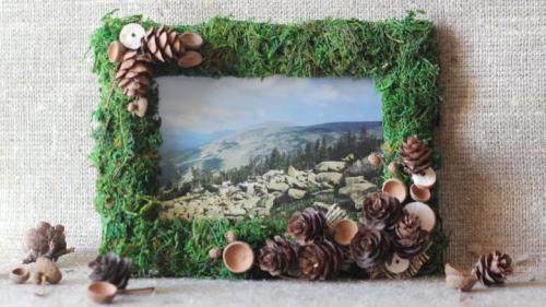 Ежик из еловых шишек. Из еловой шишки 29