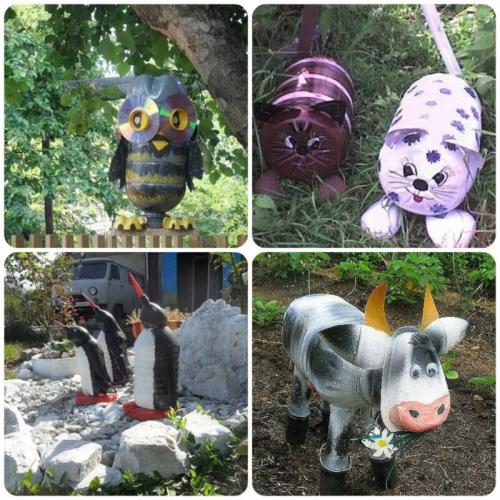 Поделка из пластиковых бутылок. Поделки из пластиковых бутылок своими руками: ТОП-100 фото лучших идей для начинающих мастеров