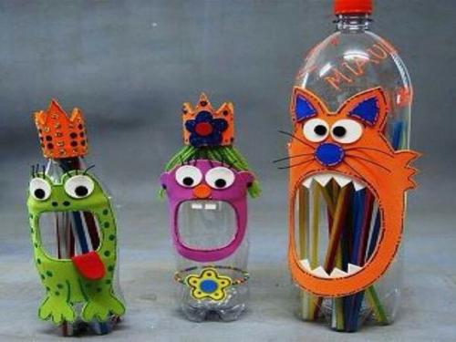 Поделки из пластиковых бутылок своими руками для детей. Поделки для детского сада из пластиковых бутылок своими руками