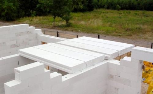 Перекрытие второго этажа в доме из газобетона. Межэтажные перекрытия в доме из газобетона