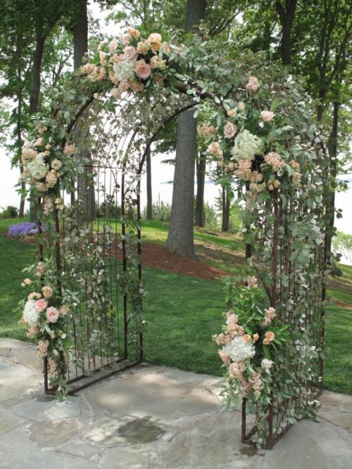 Декор для свадебной арки. Свадебная арка: 73 фото лучших вариантов дизайна для идеальной совремненой свадьбы