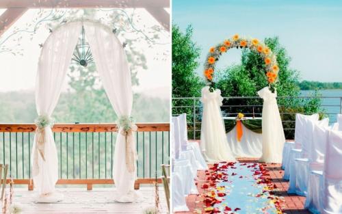 Декор для свадебной арки. Свадебная арка: 73 фото лучших вариантов дизайна для идеальной совремненой свадьбы