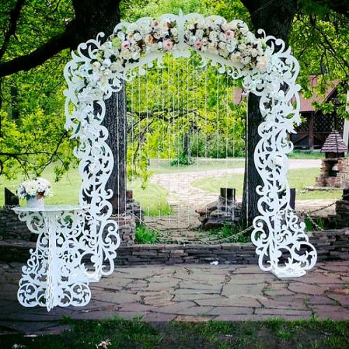 Как сделать арку из веток на свадьбу. Форма и украшение деревянной свадебной арки