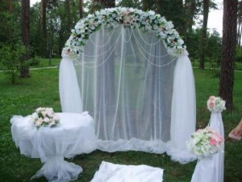 Каркас для свадебной арки своими руками. Виды свадебных арок