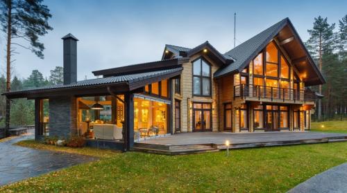 Дом из клееного бруса. Дома из клееного бруса