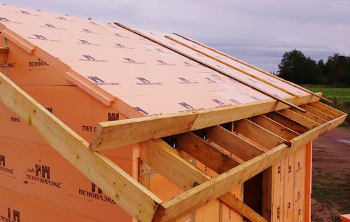 Дом из пеноплекса. Технология выполнения теплоизоляции каркасных домов с использованием пеноплекса