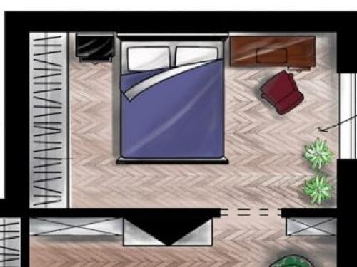 Расстановка мебели в маленькой комнате. Основной принцип расстановки мебели в маленькой комнате: компромисс во всем 08