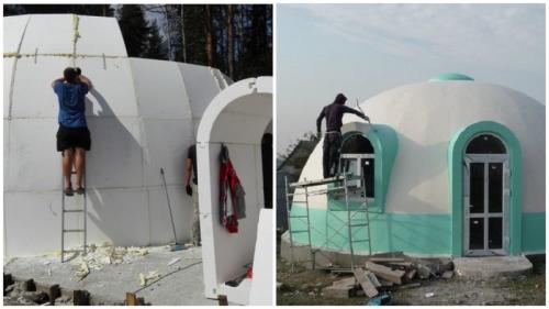 Японские дома из пенопласта. Что же это такое – японский жилой дом, построенный из пенопласта