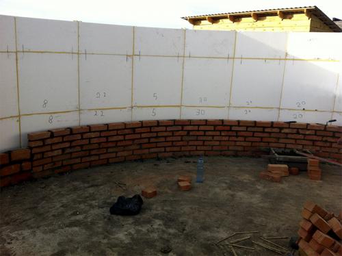 Как построить фундамент для купольного дома с ангарами. Технология строительства купольного дома