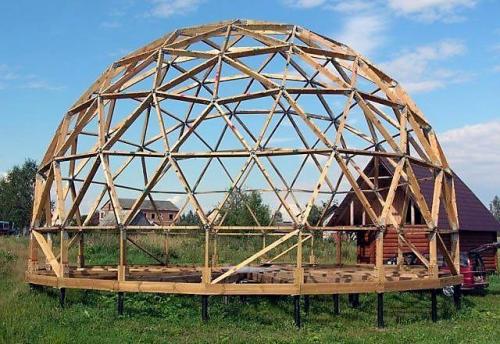 Какие материалы необходимы для строительства купольного дома с ангарами. Примеры и разновидности купольных конструкций
