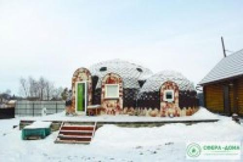 Как построить фундамент для купольного дома с ангарами. Технология строительства купольного дома