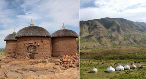 Что такое купольный дом с ангарами. Почему они удобнее прямоугольных Еще в прошлом веке знаменитый американский инженер и архитектор Ричард Бакминстер Фуллер обращал внимание на купольные дома и их аэродинамические свойства, на их экономность и удобство для жизни. Фуллер придумал структуру сферических конструкций, разбитых на треугольники. В 1970-х Америку просто захлестнула волна увлечения купольными домами. Сейчас же в разных странах мира используются десятки авторских вариантов и технологий строительства таких домов-полусфер. Всего на Земле установлено сотни тысяч купольных домов.