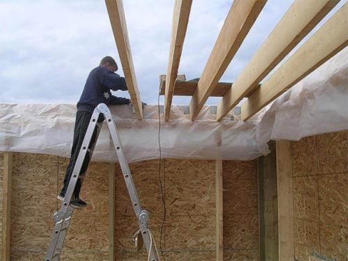 Потолочное перекрытие каркасного дома. Конструкция перекрытия в каркасном доме